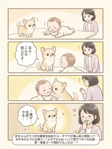 都内のチワワのTikTok投稿