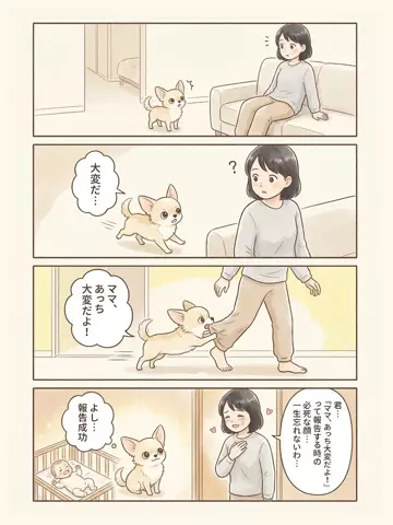 都内のチワワのTikTok投稿