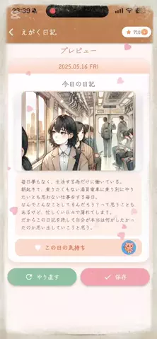 えがく日記公式のTikTok投稿
