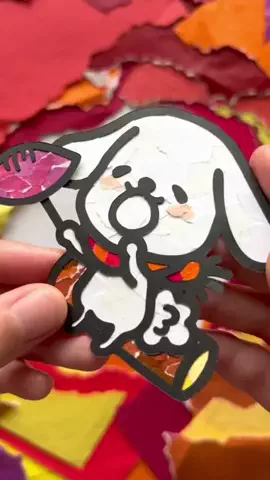 【ちぎり絵×切り絵】紙切ちぎりのTikTok投稿