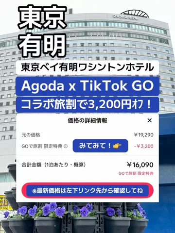 🌺なみひらりさ✈️🗺️｜絶景ホテル×コスパ旅のTikTok投稿