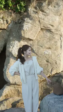 harunaのTikTok PR投稿：インスタでも好評いただいたニットカーディガン🤍 着回…