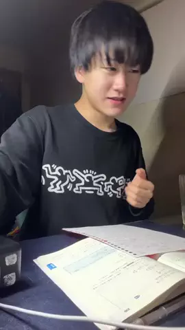 勉強人間のTikTok投稿