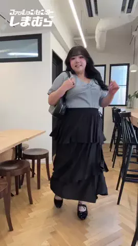 🌷かんな🌷ぽっちゃりコーデのTikTok投稿