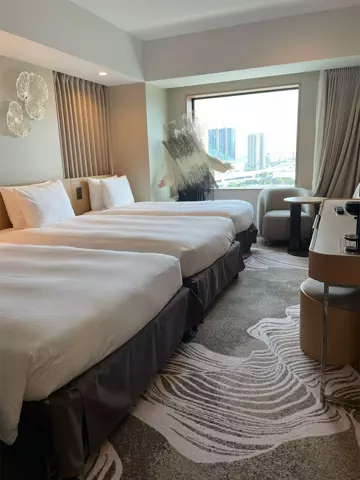 ホテルに泊まって旅をしてのTikTok投稿