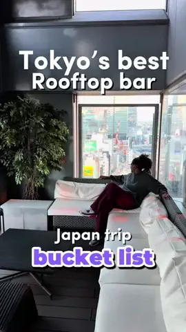 yllahtokのTikTok PR投稿：⚠️Add this to your Tokyo trip bucket list ! 📍 SOAK ROOFTOP BAR, a clas…