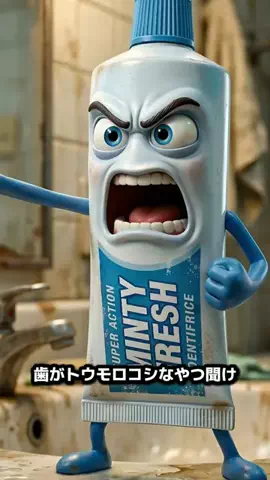 歯磨き粉マンのTikTok投稿