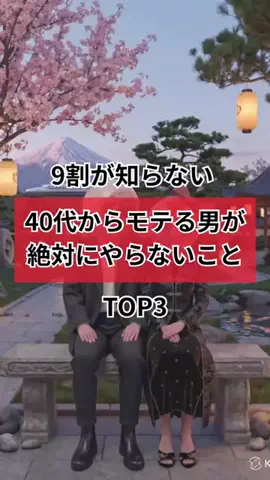 エリアンズのTikTok PR投稿：モテる男が絶対にやらない事 #40代 #モテおじ #恋愛心理学…