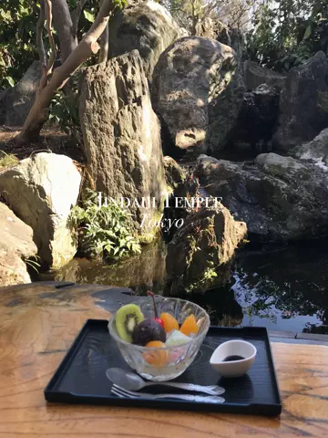 maikaのTikTok PR投稿：あんみつは八起、お蕎麦は青木屋というお店に入ったよˊ…