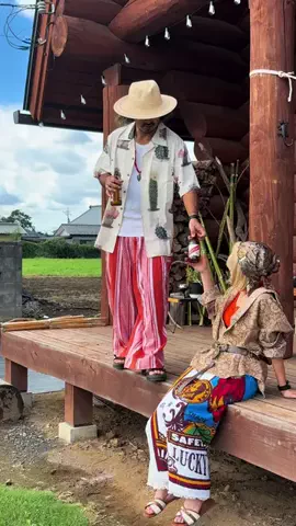ログハウスの住人のTikTok投稿