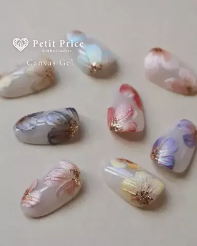 はな🌸セルフに見えない褒められネイルのTikTok投稿
