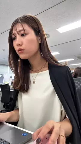 えび｜会社行くだけなのにちゃんと可愛くいたいのTikTok投稿