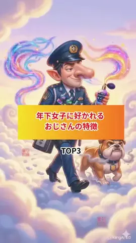 俺はフェロモン警察のTikTok PR投稿：年下女子に好かれるおじさんの特徴TOP3 #モテる男 #モテる…