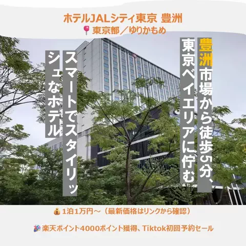 一度は行きたい極上ホテルのTikTok投稿