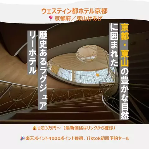 一度は行きたい極上ホテルのTikTok投稿