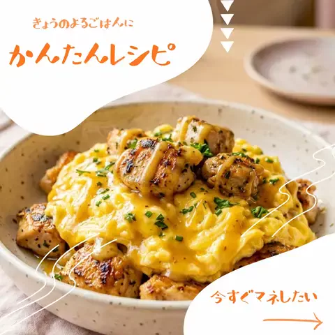 きょうのよるごはん。のTikTok投稿
