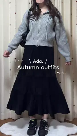 にょきのTikTok PR投稿：同じトップスで着回し３コーデ🌟 ダブルジップでミニ丈…