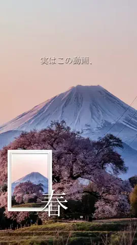 四季の絶景旅VlogのTikTok投稿
