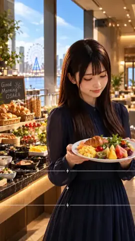 視線で落とすシネマアイドルのTikTok PR投稿：「朝から幸せ、いただきます🩷」“A delicious start to the …