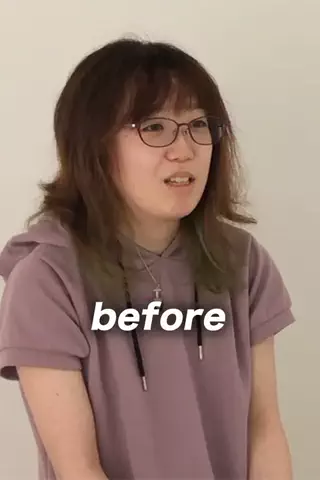 87子 イメチェンさせる人のTikTok投稿