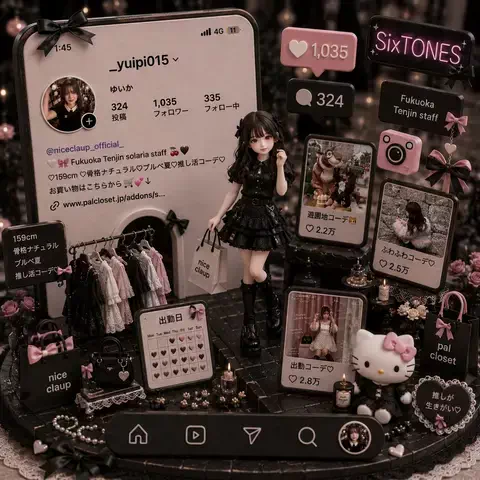 ゆいかのTikTok投稿