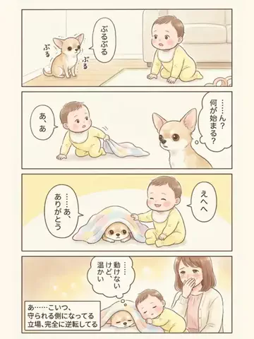 都内のチワワのTikTok投稿