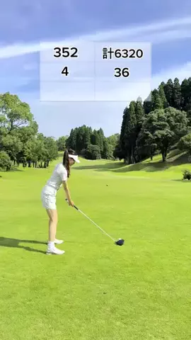 みおんゴルフチャンネルのTikTok PR投稿：ラウンド最終ホール⛳️ セカンド🥹 ウェア♡ BANDEL パッ…