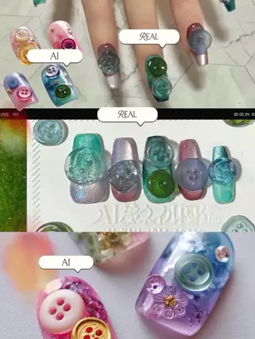 AI夢ネイル図鑑のTikTok投稿