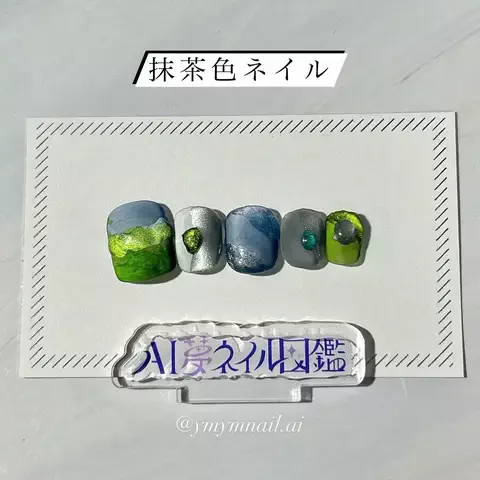 AI夢ネイル図鑑のTikTok投稿