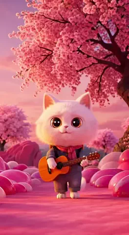 Kids DreamlandのTikTok PR投稿：桜の下で約束したよ…いつかまた会おうね🌸✨ バイバイ…