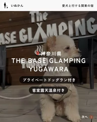 愛犬と行ける関東の宿のTikTok投稿