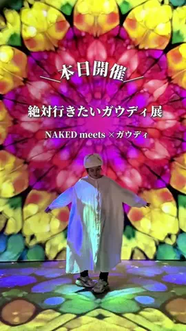 はでちゃんのTikTok PR投稿：今日から開催。 ガウディ没後100年公式事業 NAKED meets ガウ…