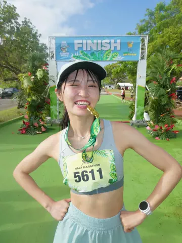 彼女がマラソンやるってよ✌️✌️のTikTok投稿