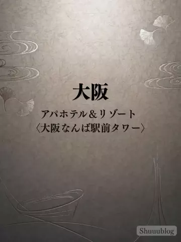 shuuublog/ホテル紹介のTikTok投稿