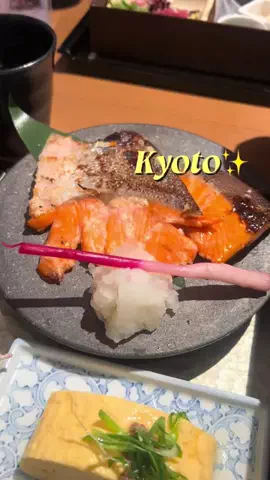 Ti | Japan Travel & FoodのTikTok PR投稿：Wagyu & Salmon Breakfast Set in Kyoto 🤤✨ ⁡ 📍 牛カツ京都勝牛 …