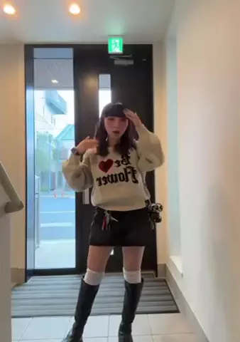 もかのTikTok投稿