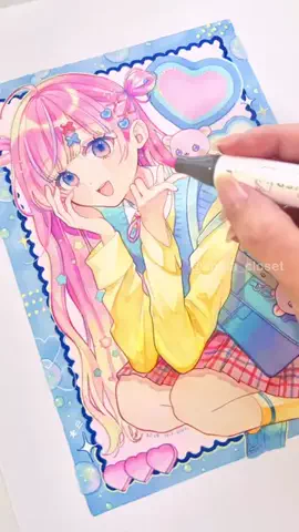 雲丹。（うに）┊イラストレーターのTikTok投稿