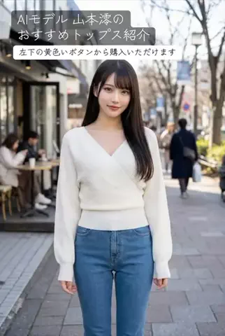 山本澪 Mio l AIモデルの日常のTikTok投稿