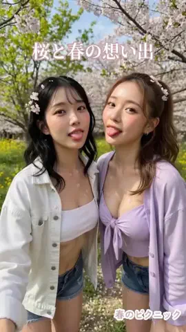 YunaRoomのTikTok PR投稿：おすすめの音楽です🎵あぁぁ桜が終わっちゃうね🌸あっ…