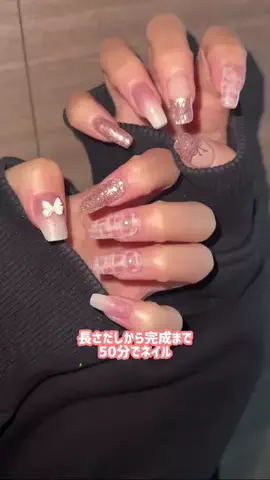 AYA セルフネイルのTikTok投稿