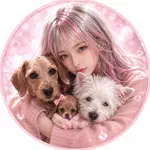 ❤️‍🔥❤️‍🔥🐶🐾のアイコン